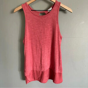J. Crew Scoop Neck Drapey Tank. Teardrop back cutout. Raspberry. EUC.‎ Small